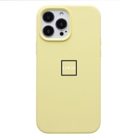Чехол-накладка для Apple iPhone 13 Pro Max (51) (Молочный желтый) ORG Soft Touch