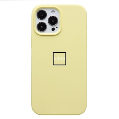 Чехол-накладка для Apple iPhone 13 Pro Max (51) (Молочный желтый) ORG Soft Touch