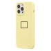 Чехол-накладка для Apple iPhone 13 Pro Max (51) (Молочный желтый) ORG Soft Touch