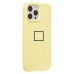 Чехол-накладка для Apple iPhone 13 Pro Max (51) (Молочный желтый) ORG Soft Touch