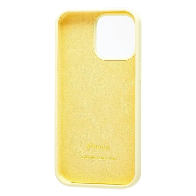 Чехол-накладка для Apple iPhone 15 Pro Max (Молочный желтый) ORG Soft Touch