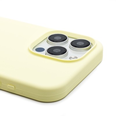 Чехол-накладка для Apple iPhone 15 Pro Max (Молочный желтый) ORG Soft Touch