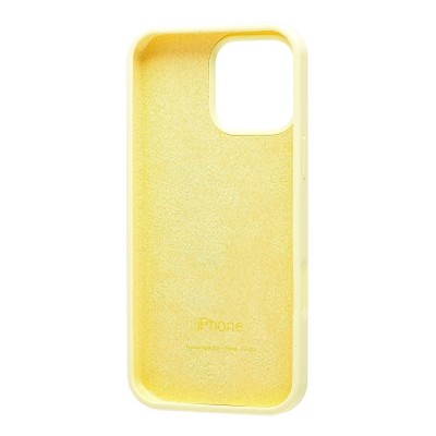 Чехол-накладка для Apple iPhone 16 Pro Max (Молочный желтый) ORG Soft Touch