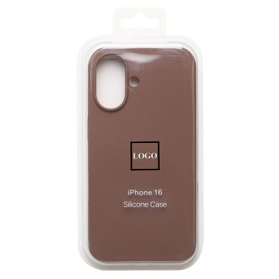 Чехол-накладка для Apple iPhone 16 (Новый коричневый) ORG Soft Touch