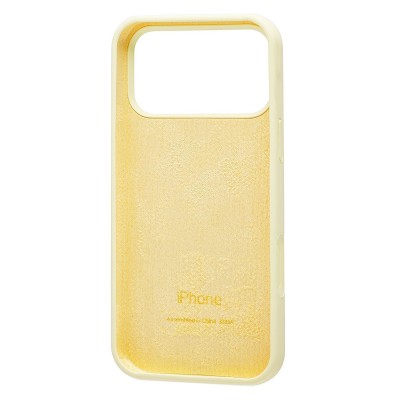 Чехол-накладка для Apple iPhone 17 Pro Max (Молочный желтый) ORG Soft Touch