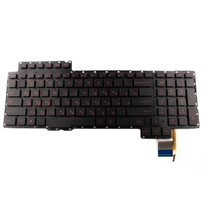 Клавиатура для Asus G752V с подсветкой P/n: 90NB09Y1-R30200, 90NB09X1-R30200
