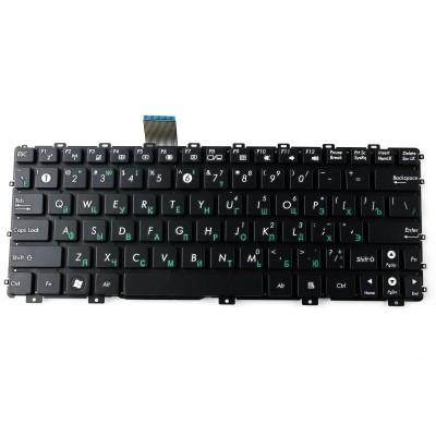 Клавиатура для ноутбука Asus Eee PC 1015 1011 Горизонтальный Enter Черная P.n: EJ1, AEEJ1700210, V103646GS1