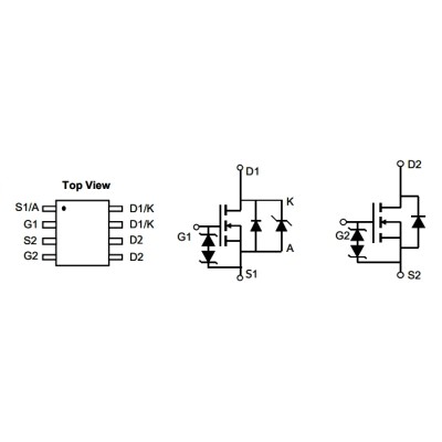 AO4914 N-Channel MOSFET 30V 8A