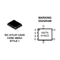 NTMFS4927NT1G N-Channel MOSFET 30V 38A