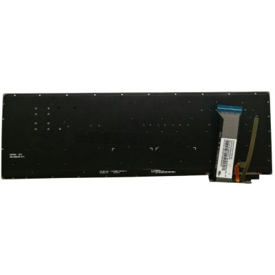 Клавиатура для Asus N551J G551 Серебристая с подсветкой p/n: 0KNB0-662BUI00, 9Z.N8BBC.P1D