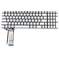 Клавиатура для ноутбука Asus GL752 Серебро с подсветкой P.n: 90NB09Y1-R30200, 90NB09X1-R30200