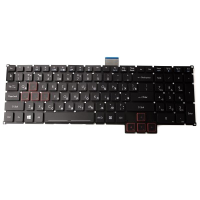 Клавиатура для ноутбука Acer Predator G9-591 G9-791 с подсветкой p.n: NKI1513025, 0KN0-EX2UI12