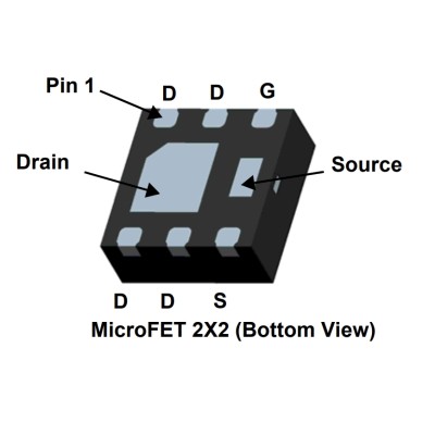 FDMA8878 P-Channel MOSFET 30V 9A