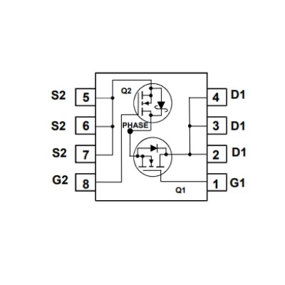 FDMS3600S N-Channel MOSFET 25V 30A