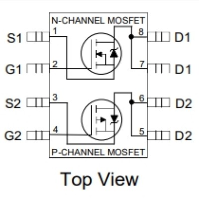 IRF7319 NP-Channel MOSFET 30V 6.5A