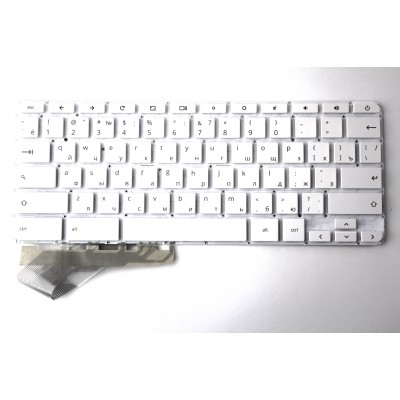 Клавиатура для ноутбука HP 14-ak Белая p/n: 9Z.NBTSQ.00R, 777668-251