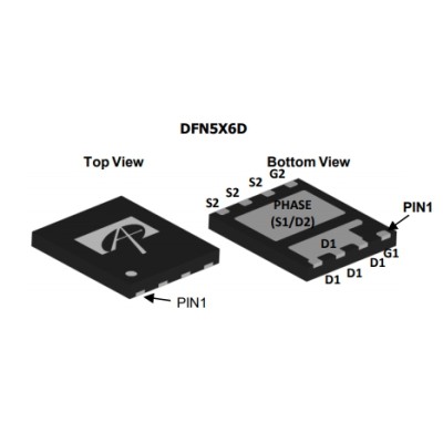 AON6984 Dual N-Channel MOSFET 30V 50A