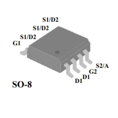 AP6901GSM-HF Dual N-Channel MOSFET 30V/7.1A 30V/9.2A