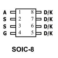 AO4705 P-Channel MOSFET 30V 10A