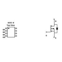 AO4415 P-Channel MOSFET 30V 8A