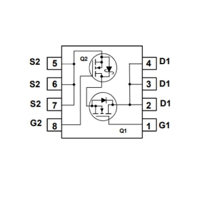 FDMS7602S N-Channel MOSFET 30V 30A