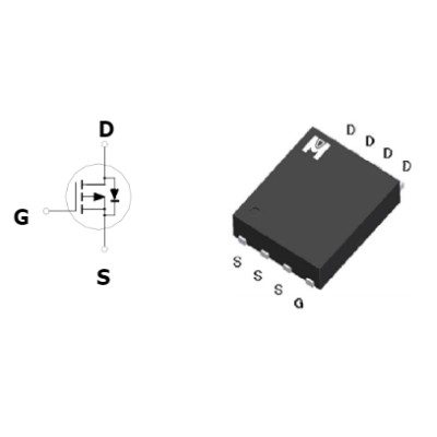 EMB09P03H P-Channel MOSFET 30V 70A