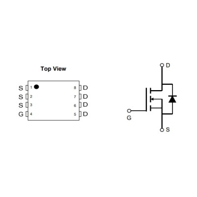 AON6552 N-Channel MOSFET 30V 30A