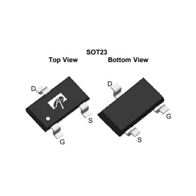 AO3416 P-Channel MOSFET 20V 6.5A