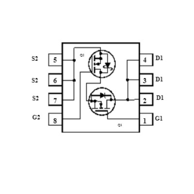 FDMS7600AS N-Channel MOSFET 30V 30A