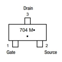 2N7002K N-Channel MOSFET 60V 0.3A