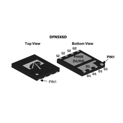 AON6982 N-Channel MOSFET 30V 50A