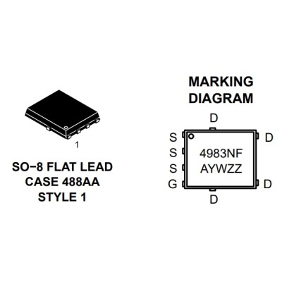 NTMFS4983NF N-Channel MOSFET 30V 106A