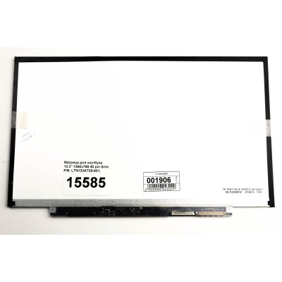 Матрица для ноутбука 13.3" 1366x768 40pin Slim LP133WH2-TLM4 Matte 60Hz ASUS U36JC
