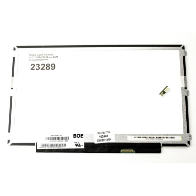 Матрица для ноутбука 13.3" 1366x768 30 pin SLIM слева/справа P/N: HB133WX1-201
