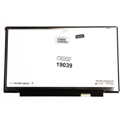Матрица для ноутбука 14.0" 2560x1440 40pin eDp Slim IPS LP140QH2-SPA1 Glossy 60Hz