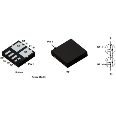 FDPC4044 Dual N-Channel MOSFET 30V 27A
