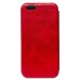 Чехол-книжка для Apple iPhone 6 (красный) открытие вбок - BC002