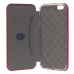 Чехол-книжка для Apple iPhone 6 (красный) открытие вбок - BC002