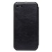 Чехол-книжка для Apple iPhone 7 (черный) открытие вбок - BC002