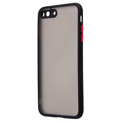 Чехол-накладка для Apple iPhone 8 Plus (черный/черный) - PC041 Чехол-накладка для Apple iPhone 8 Plus (черный/черный) - PC041