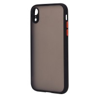 Чехол-накладка для Apple iPhone XR (черный/черный) - PC041 Чехол-накладка для Apple iPhone XR (черный/черный) - PC041