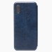 Чехол-книжка для Xiaomi Redmi 9i (синий) открытие вбок - BC002