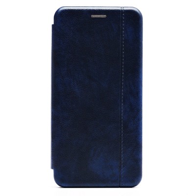 Чехол-книжка для Samsung A125 Galaxy A12 (синий) открытие вбок - BC002