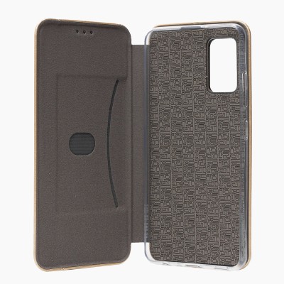 Чехол-книжка для Samsung A325 Galaxy A32 4G (золотой) открытие вбок - BC002