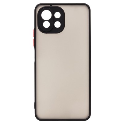 Чехол-накладка для Xiaomi Mi 11 Lite (черный/черный) - PC041
