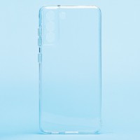 Чехол-накладка для Samsung G990 Galaxy S21FE (прозрачный) Activ ASC-101 Puffy 0.9мм