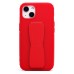 Чехол-накладка для Apple iPhone 13 с подставкой и магнитом (красный) - PC058