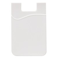 Картхолдер футляр для карт на клеевой основе (белый) - CH01