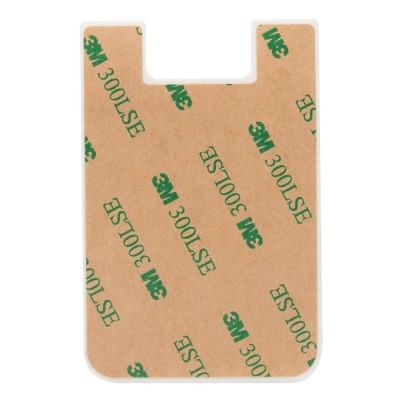 Картхолдер футляр для карт на клеевой основе (белый) - CH01