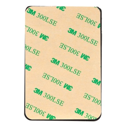 Картхолдер футляр для карт на клеевой основе (черный) - CH04